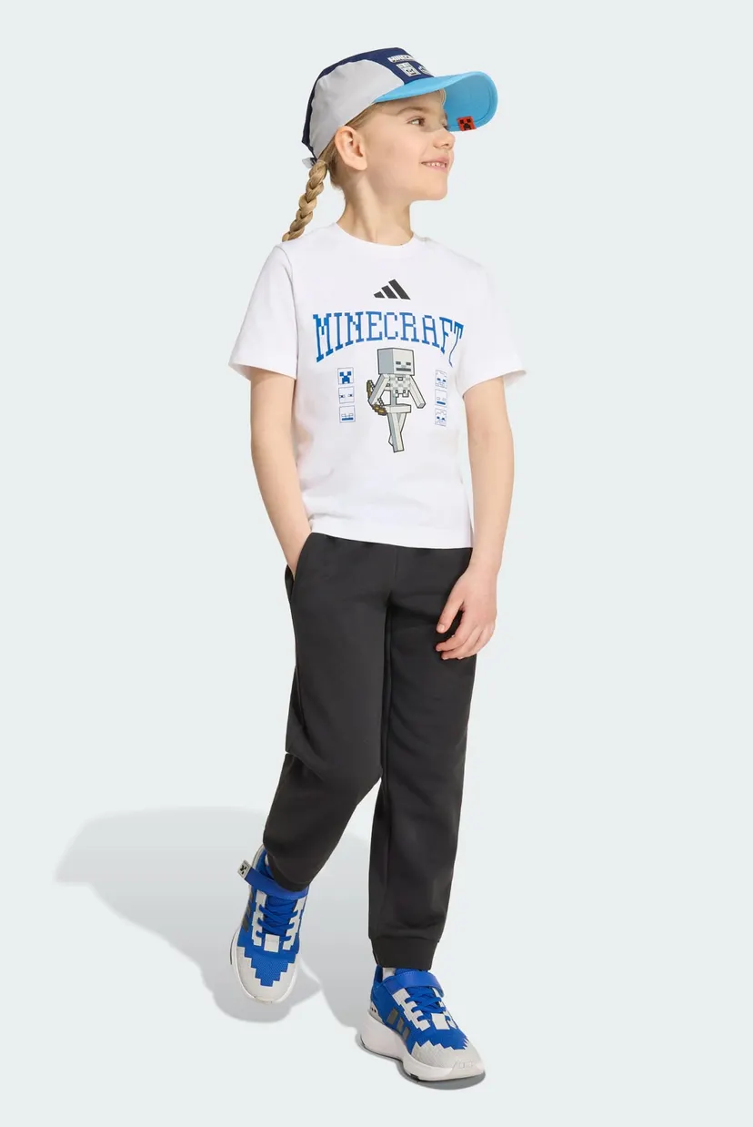 Дитяча біла футболка ADIDAS MINECRAFT 3