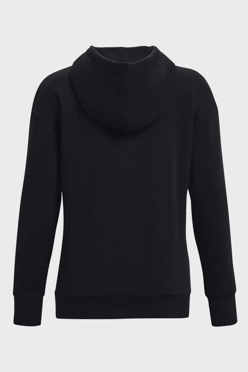 Женское черное худи Essential Fleece Hoodie 6