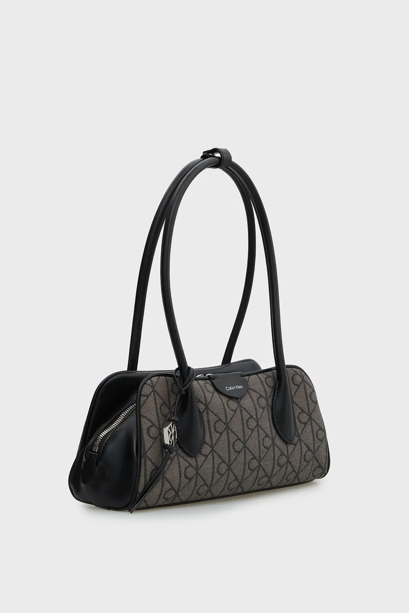 Жіноча сіра сумка з візерунком EMBLEM TRIO JACQUARD 3