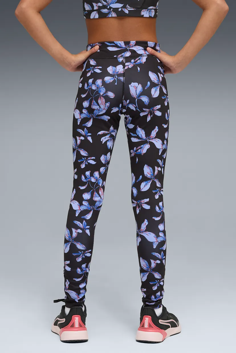 Дитячі чорні тайтси з візерунком Essentials Training Printed Tights Youth 3