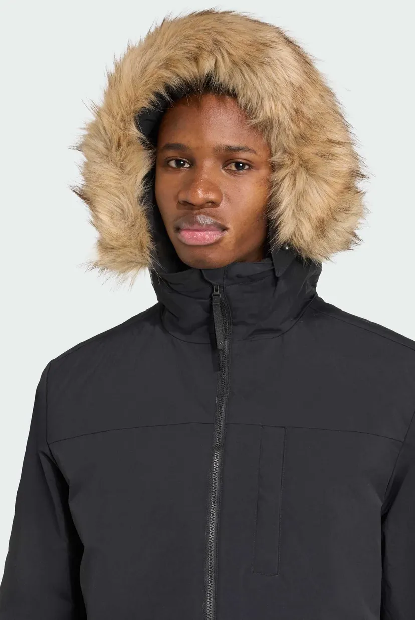 Мужская черная парка Paveric Climawarm Fur 4