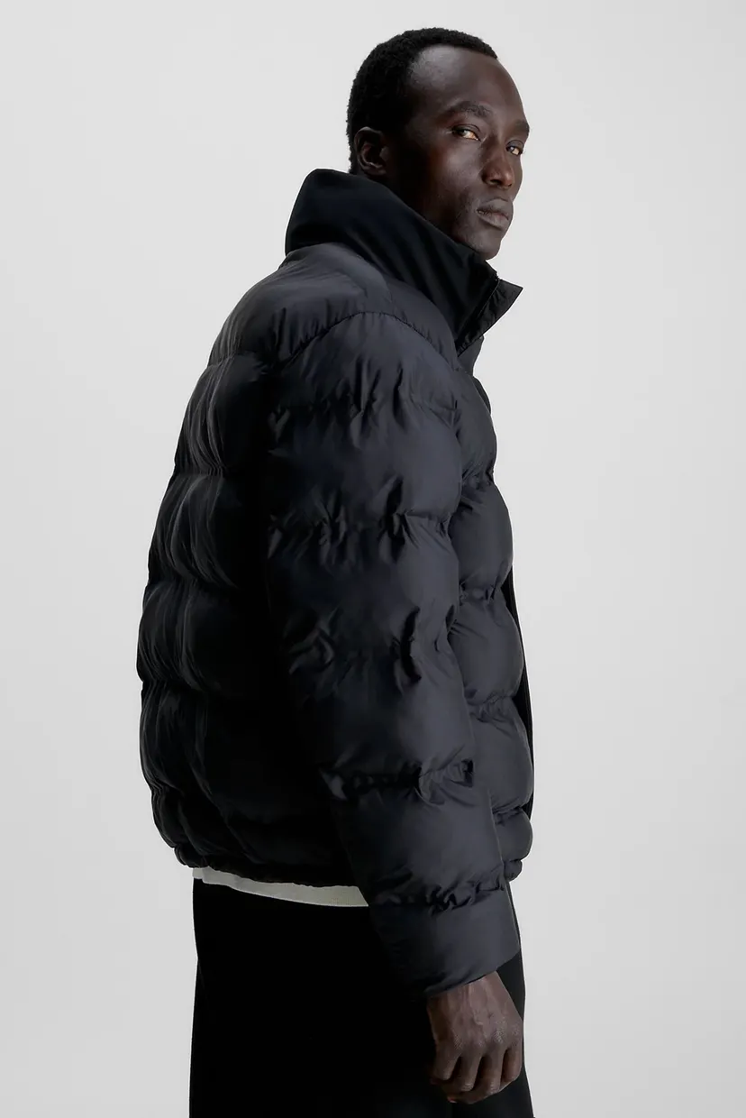 Чоловіча чорна куртка MIX MEDIA QUILT JACKET 3