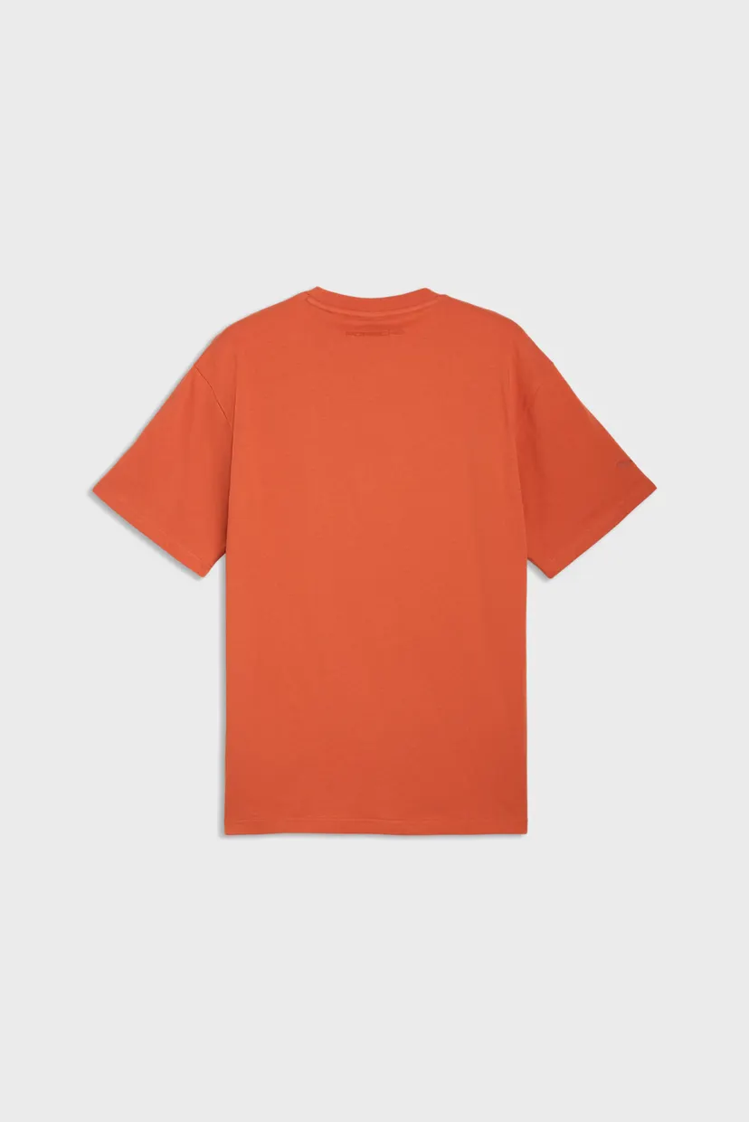 Мужская оранжевая футболка PUMA x PORSCHE LEGACY Lifestyle Tee Men 5