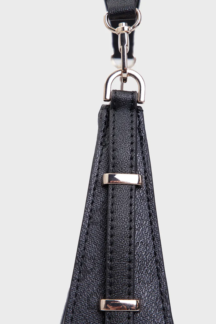 Жіноча темно-сіра сумка з візерунком NOREEN TOP ZIP SHOULDER BAG 3