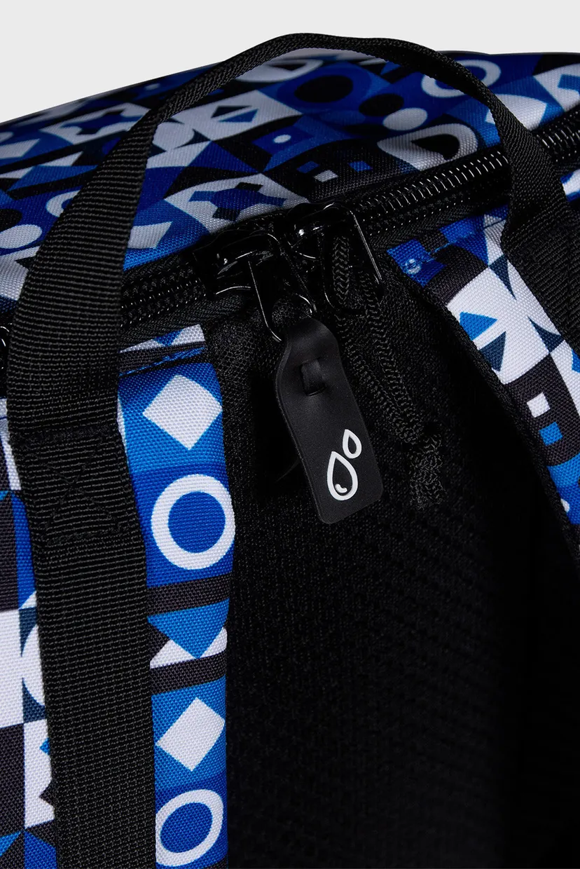 Синий рюкзак с узором ONE GO BACKPACK 45L AO 5