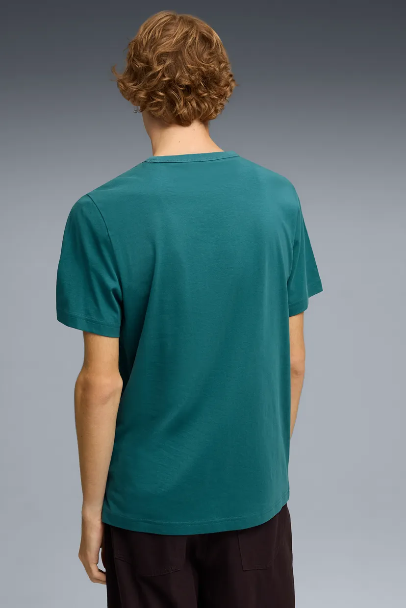 Мужская бирюзовая футболка Essentials Elevated Tee Men 3