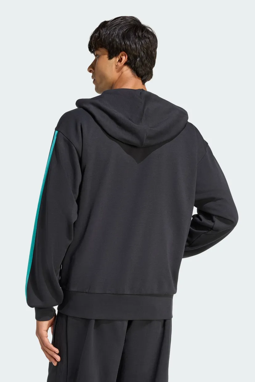 Чоловіче чорне худі  MERCEDES - AMG PETRONAS FORMULA 1 TEAM DNA FULL ZIP 3