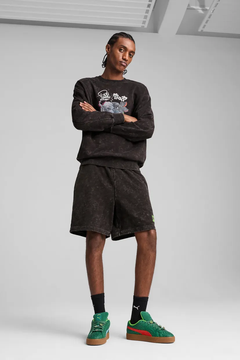 Мужской черный свитшот PUMA X Teenage Mutant Ninja Turtles Relaxed