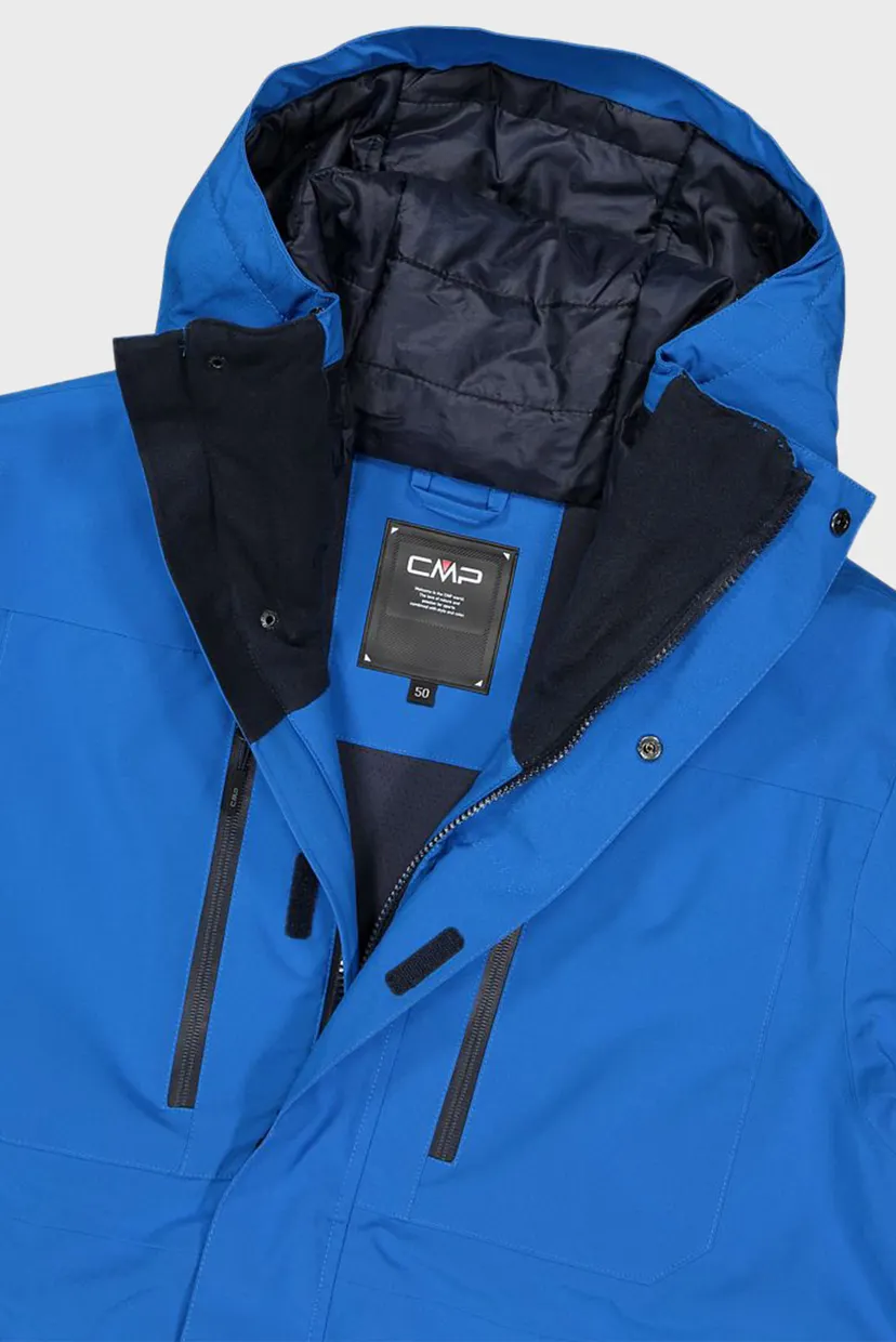 Чоловіча синя лижна куртка FIX HOOD MECHANICAL STR 6