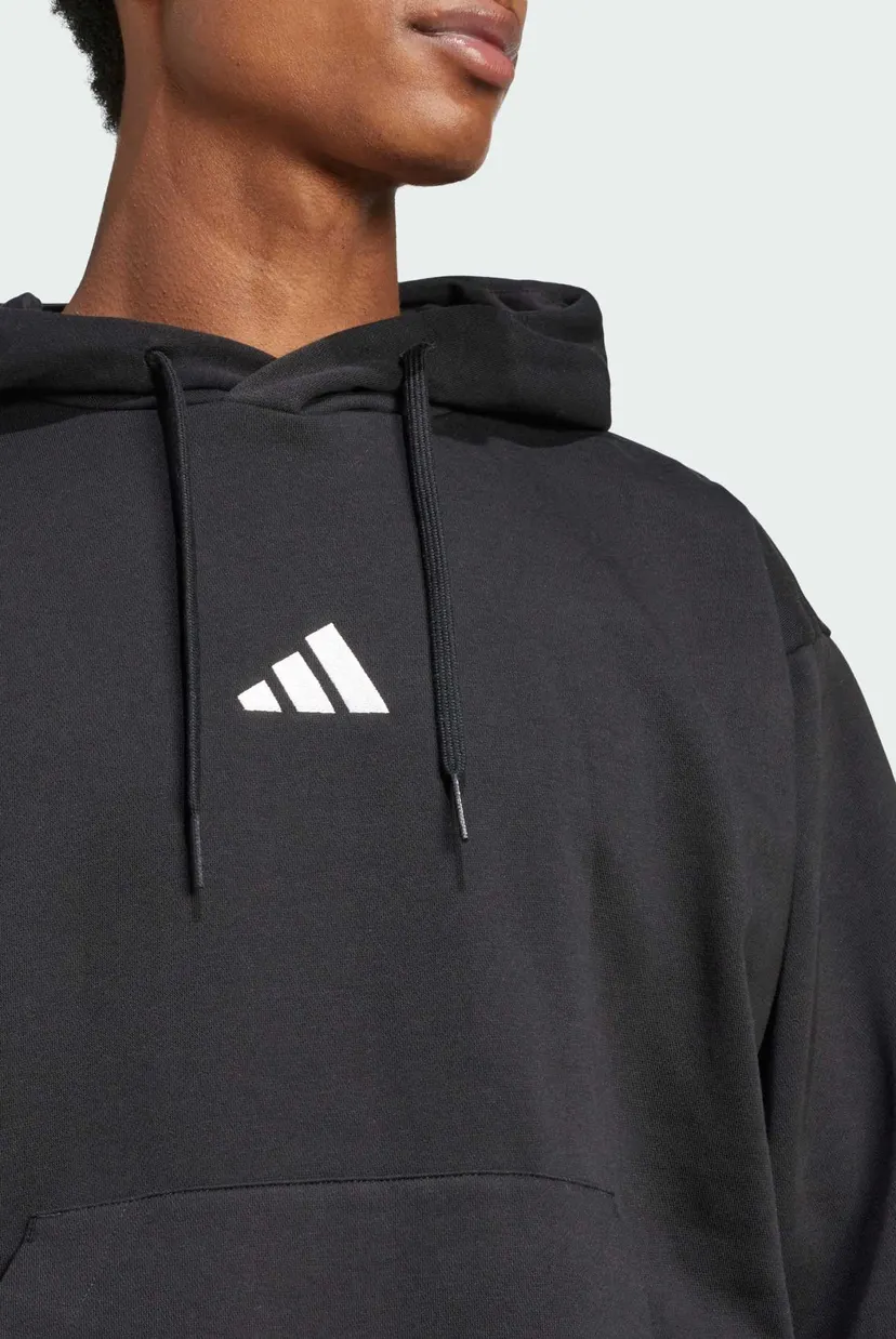 Мужское черное худи Essentials Feelcozy Fleece 4