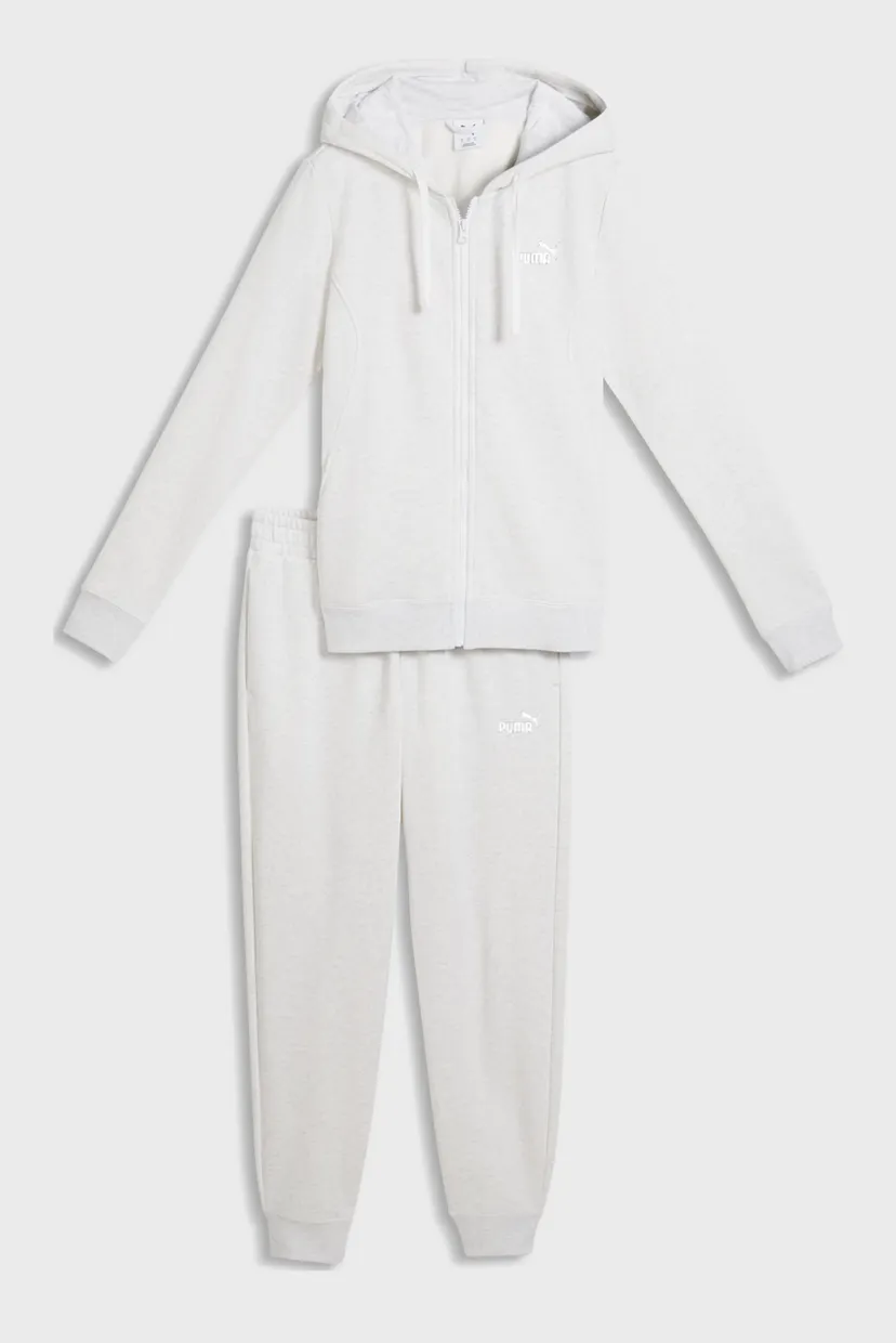 Женский светло-серый спортивный костюм (худи, брюки) Hooded Full-Zip Tracksuit Women 4