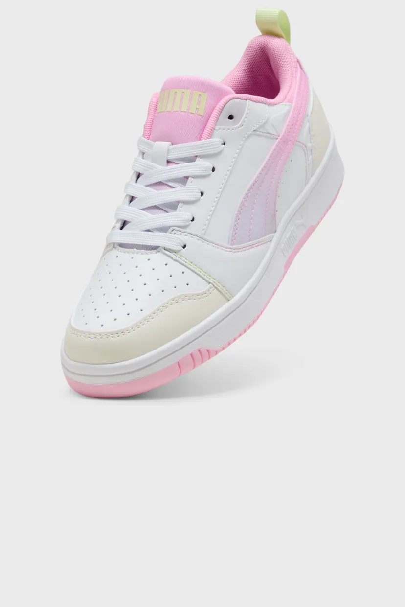 Дитячі білі снікерси Rebound V6 Come On Low Basketball Sneakers Youth 5