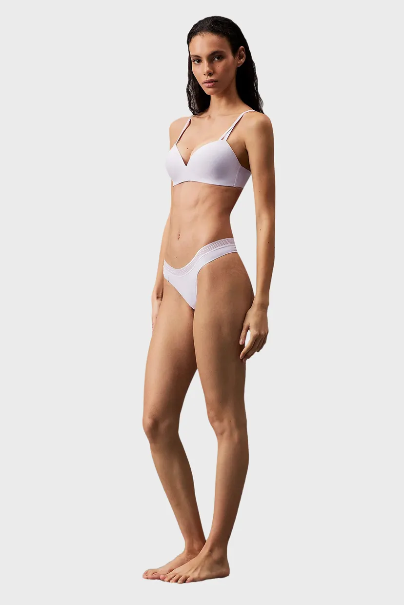 Жіночі бузкові трусики THONG 3