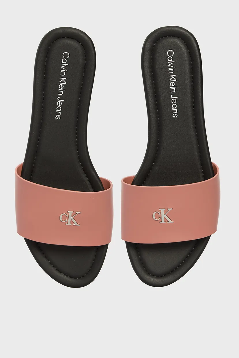 Женские персиковые слайдеры FLAT SANDAL 4
