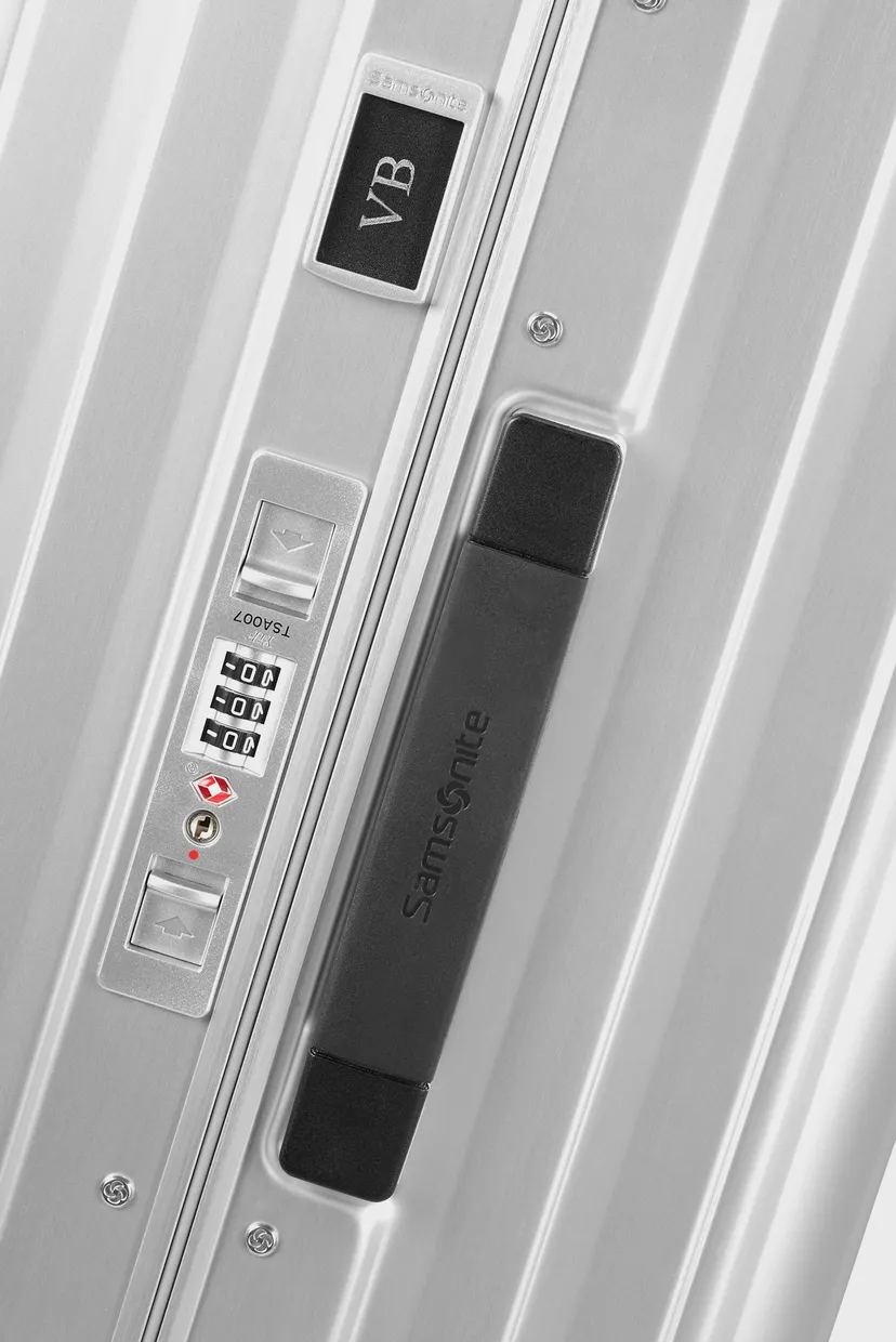 Сіра валіза 76 см LITE-BOX ALU ALUMINIUM 8
