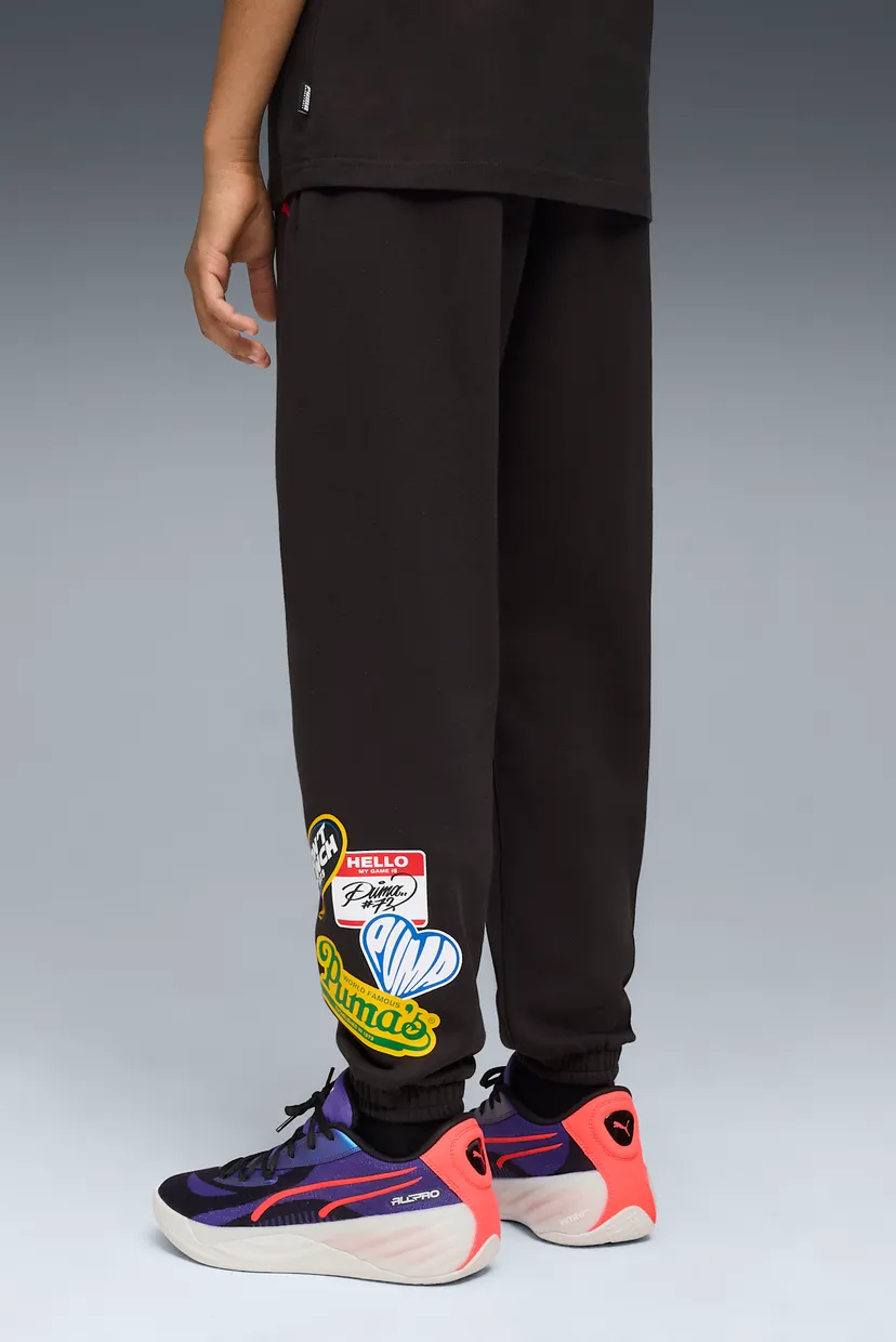 Детские черные спортивные брюки HooperHotline Fleece Sweatpants Youth 3