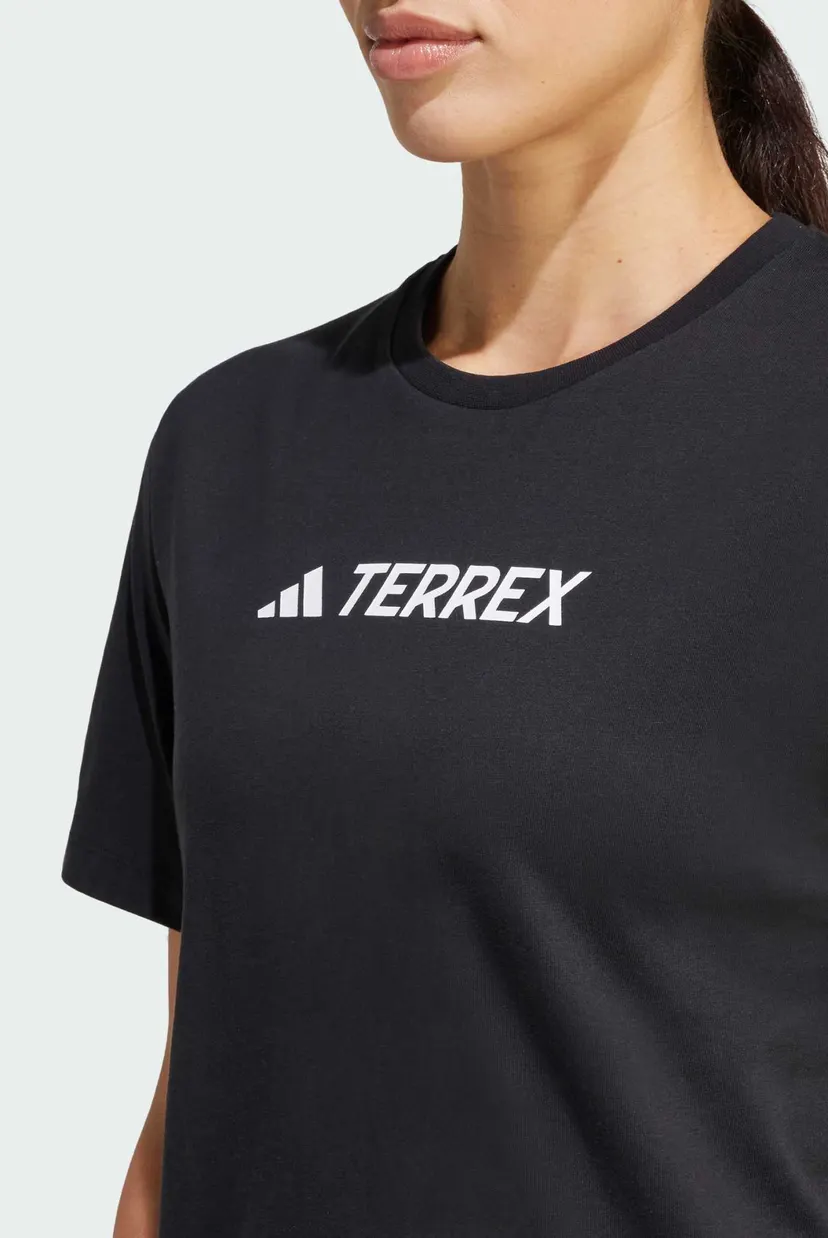 Жіноча чорна футболка Terrex Classic Logo 5