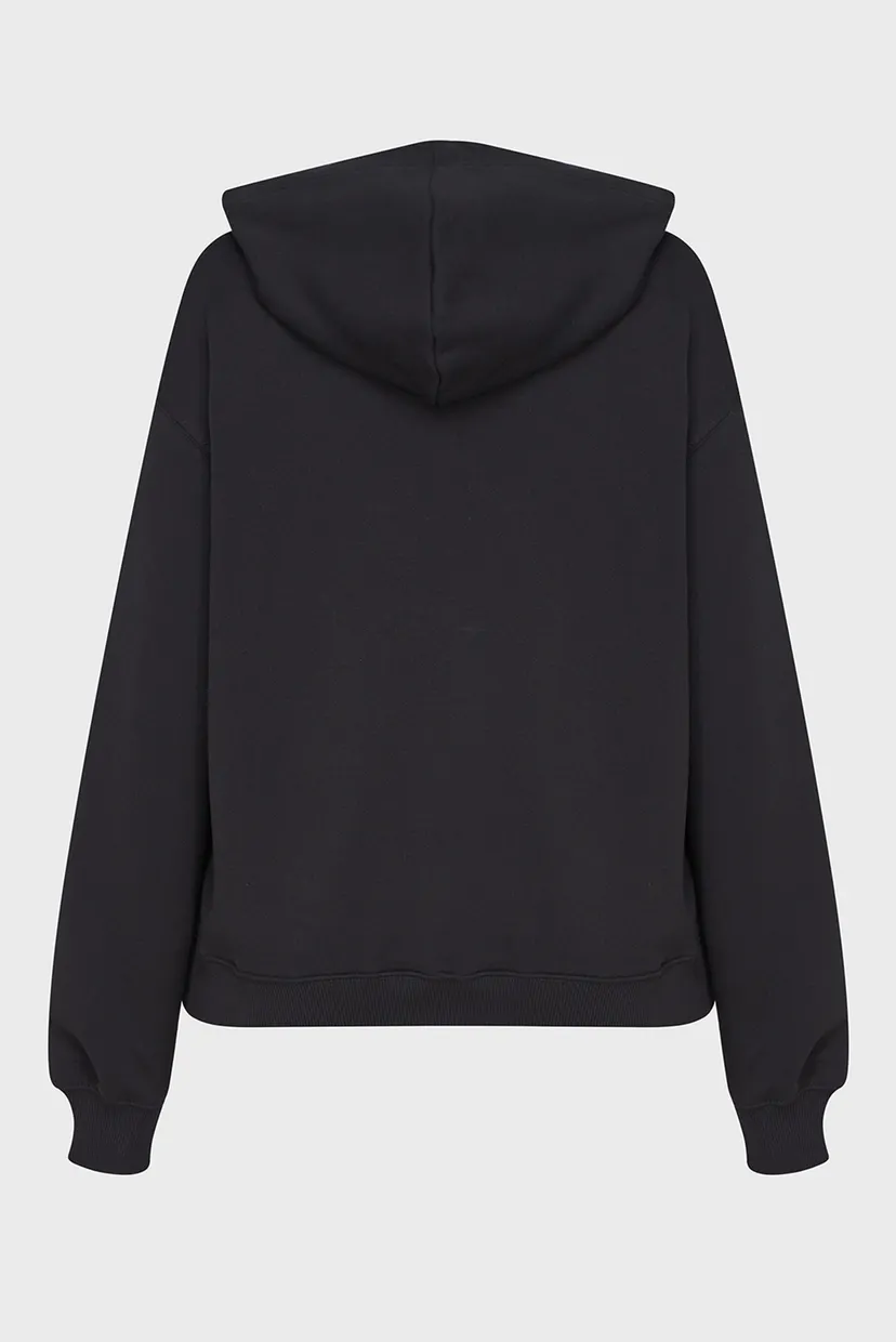 Жіноче чорне худі REG MDN HILFIGER 5