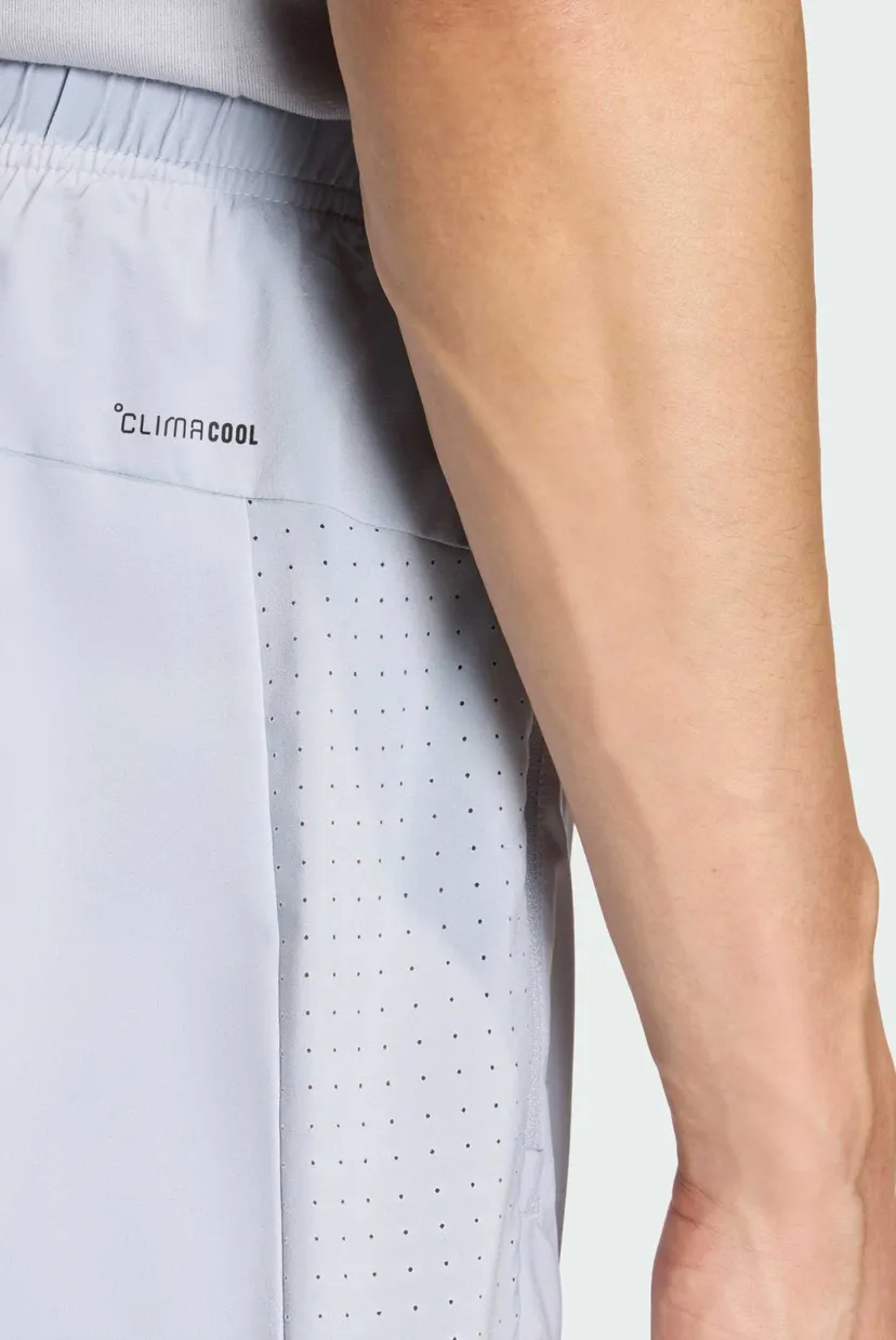 Чоловічі світло-сірі шорти WORKOUT ESSENTIALS BASE WOVEN 5