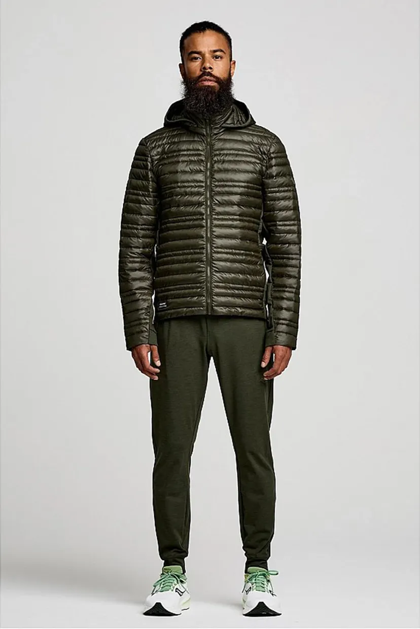 Чоловіча темно-зелена куртка SOLSTICE OYSTERPUFF JACKET 3