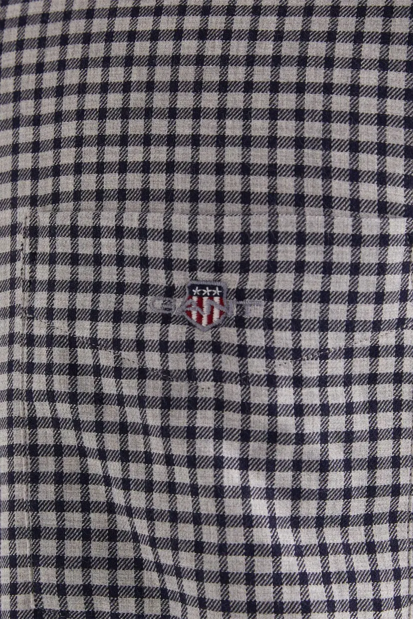 Мужская рубашка в клетку REG MICROCHECK FLANNEL 4