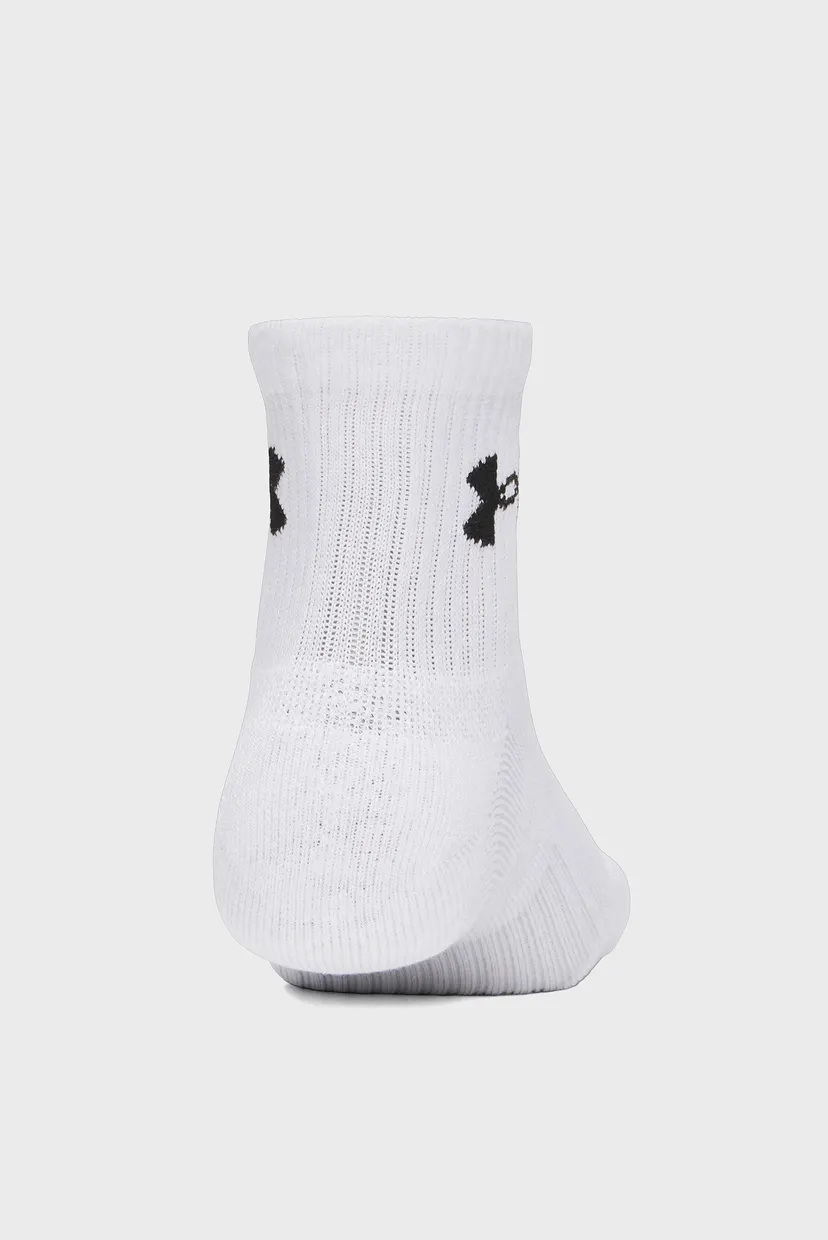 Шкарпетки (3 пари) UA Performance Cotton 3p Qtr-WHT 3
