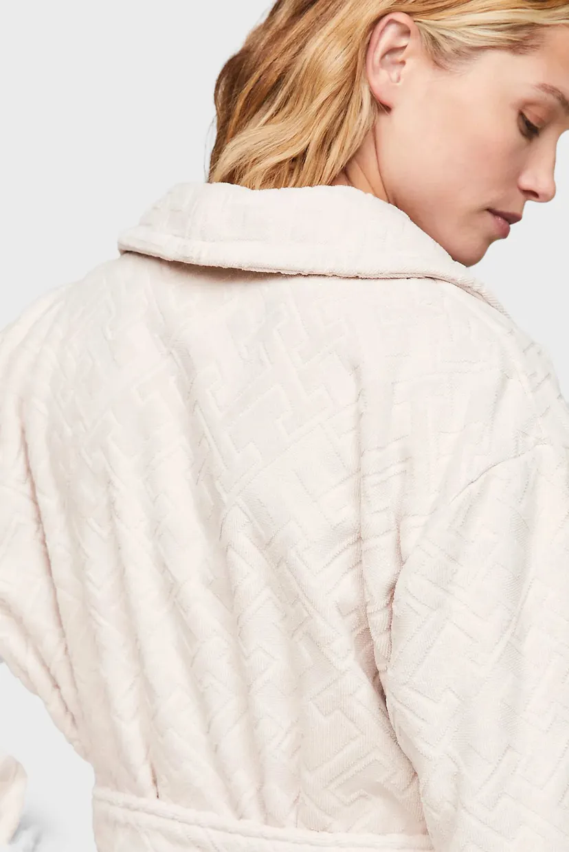 Женский бежевый халат BATHROBE 4