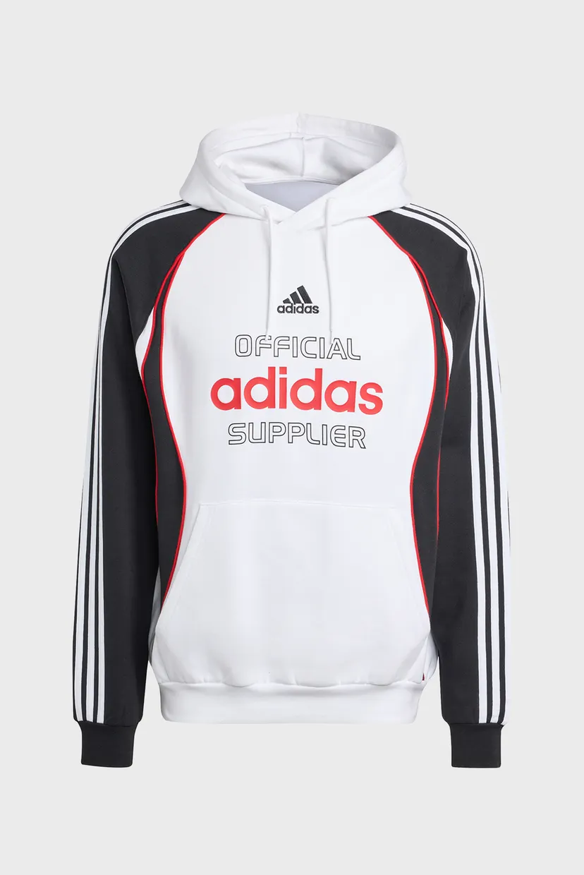 Чоловіче біле худі TEAMGEIST GRAPHIC FLEECE 6