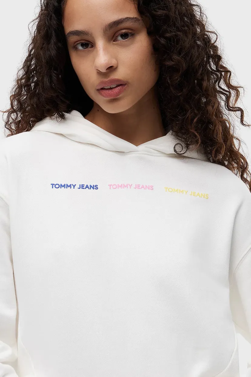 Женское белое худи RLX TJ REPEAT WASH HOODIE 4
