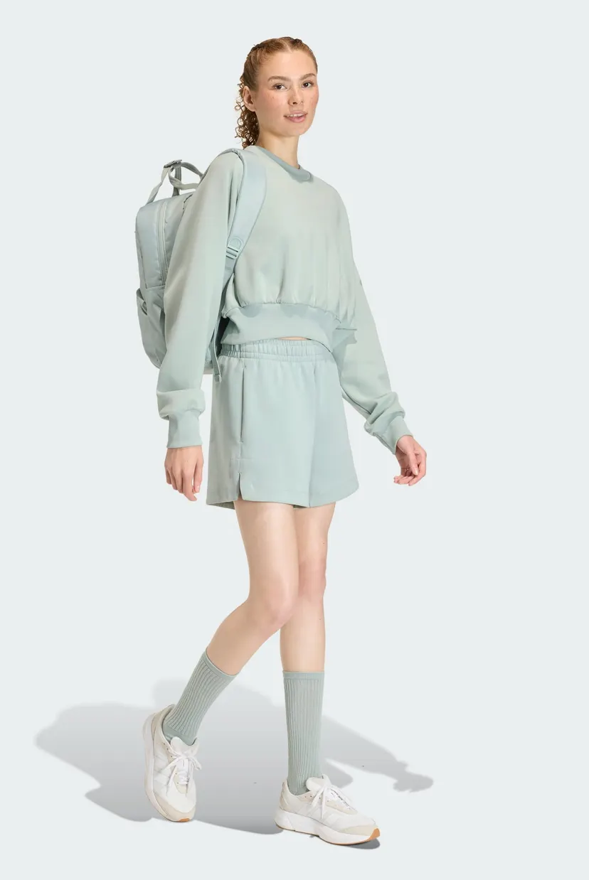 Жіночі блакитні шорти Soft Lux Loose adidas KA6996 — MD-Fashion