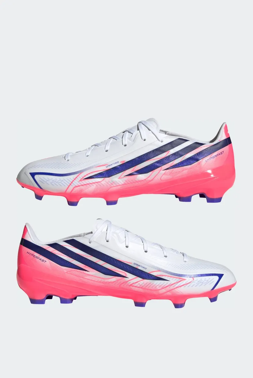 Белые бутсы F50 HYPERFAST LEAGUE Firm Ground Football 7