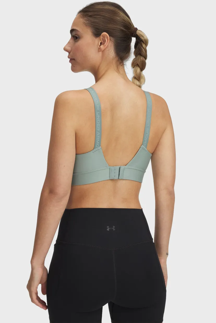 Женский мятный топ UA Infinity Mid 2.0 Bra 3