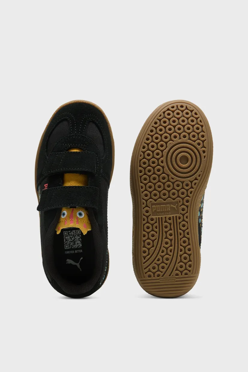 Детские черные замшевые сникерсы Palermo Moody Cat Sneakers Kids 4