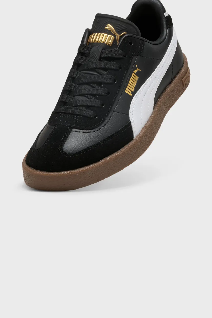 Дитячі чорні шкіряні снікерси Club II Era Sneakers Youth 5