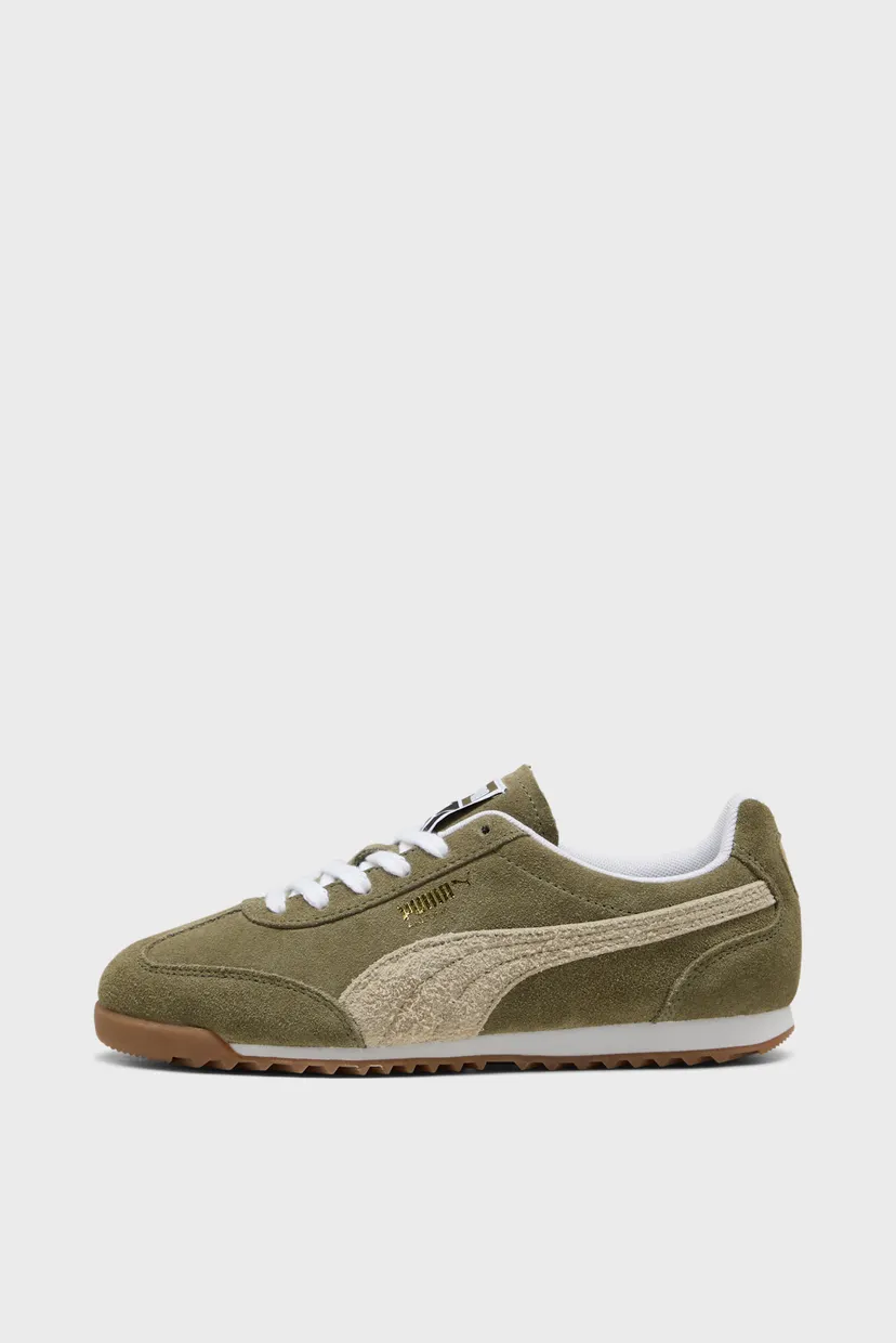 Оливковые замшевые кроссовки Arizona Suede Sneakers 3
