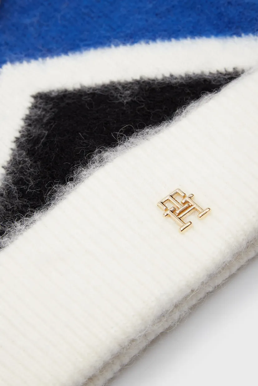 Жіноча шапка TH EVENING POMPOM BEANIE ARGYLE 4
