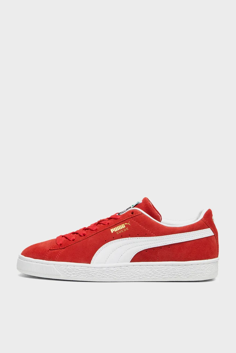 Червоні замшеві снікерси Suede Classic Sneakers Unisex 4