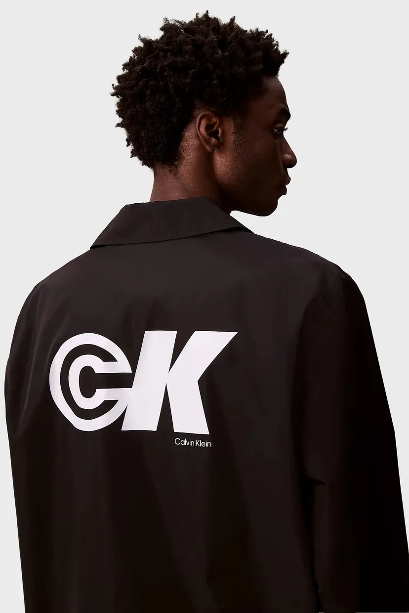 Мужская черная куртка LS NYLON CK GRAPHIC COACHES JAC 5