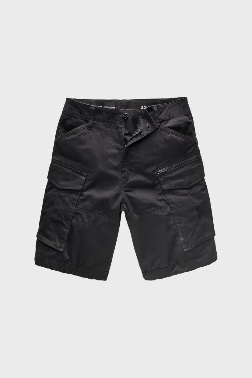 Мужские черные шорты Rovic Zip Ralaxed 4
