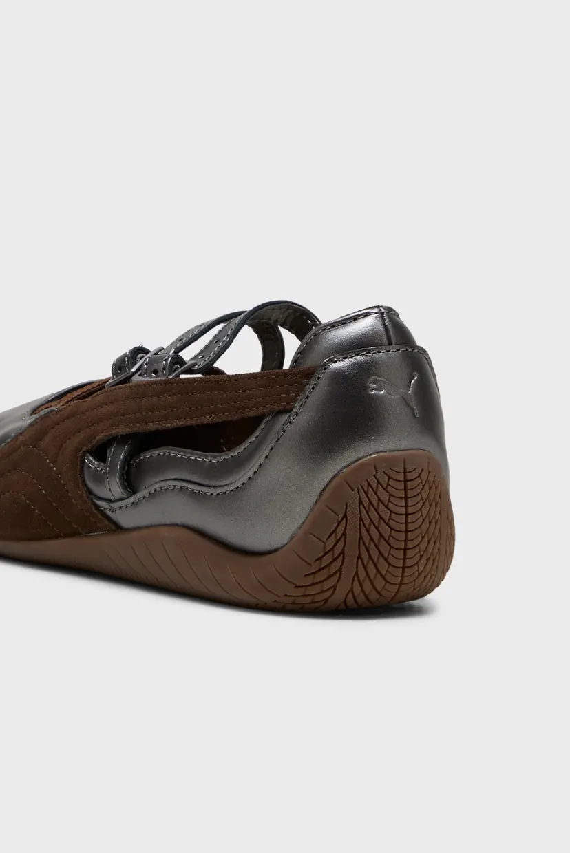 Жіночі коричневі  шкіряні балетки Speedcat Lux Ballet Sneakers Women 7