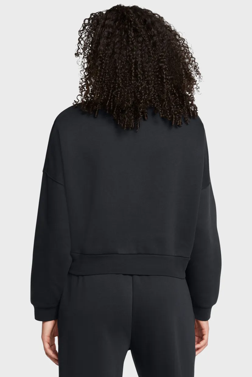 Жіноча чорна спортивна кофта UA Icon Fleece OS HZ 3