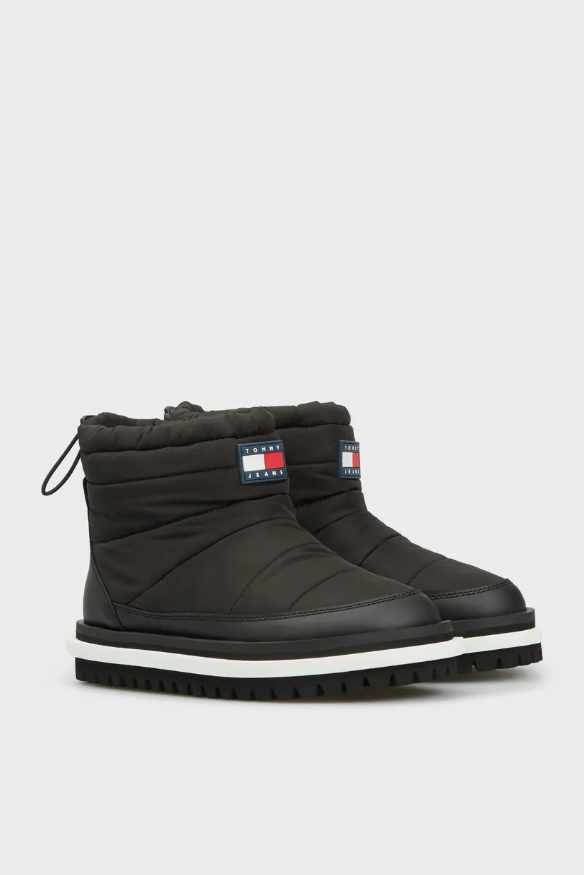 Жіночі чорні дутики TJW PADDED FLAT BOOT 3