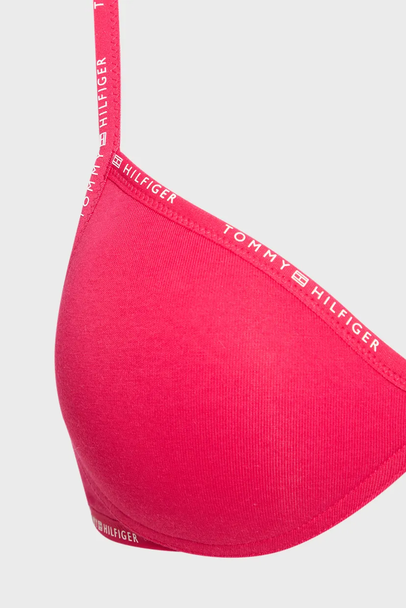 Женский малиновый бюстгальтер WIRELESS PUSH UP BRA 5