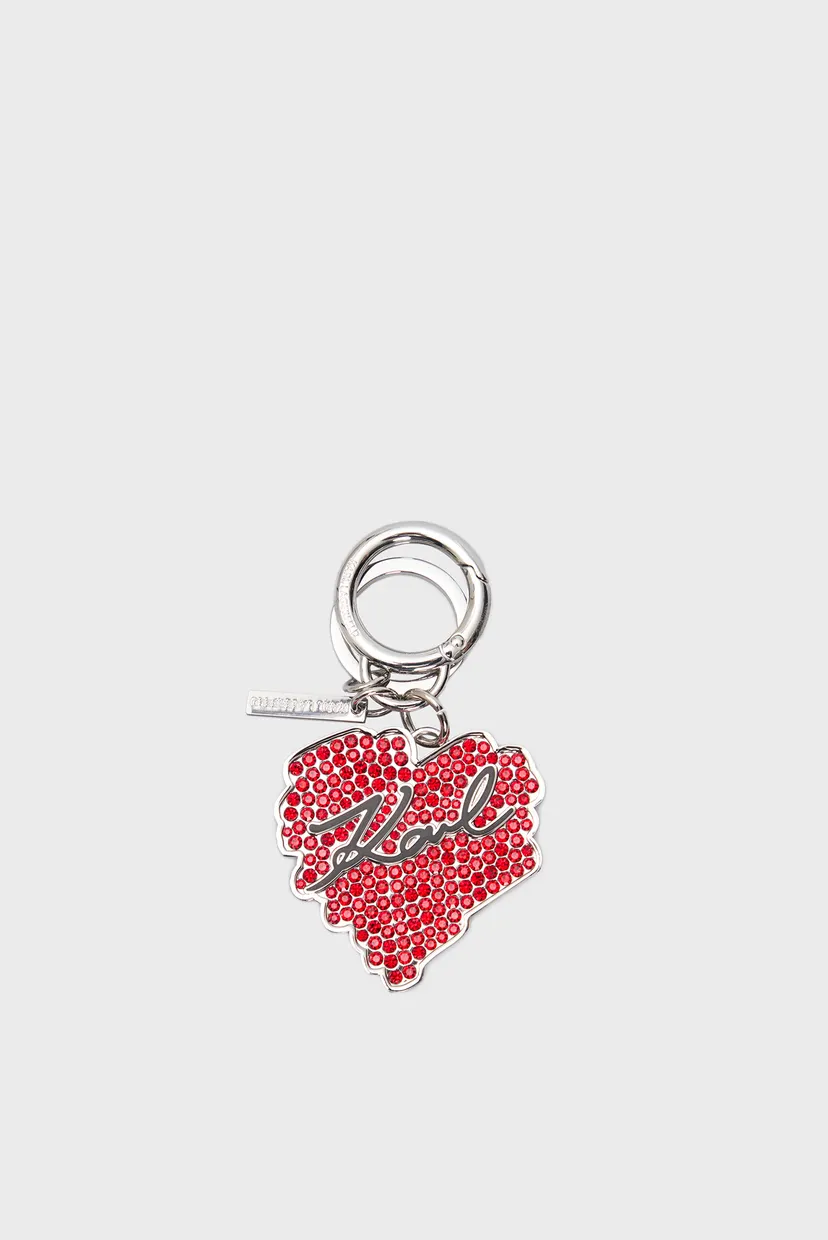 Жіночий чорний набір аксесуарів (кардхолдер, брелок) K/HEARTS CH+KEYCHAIN GP 5