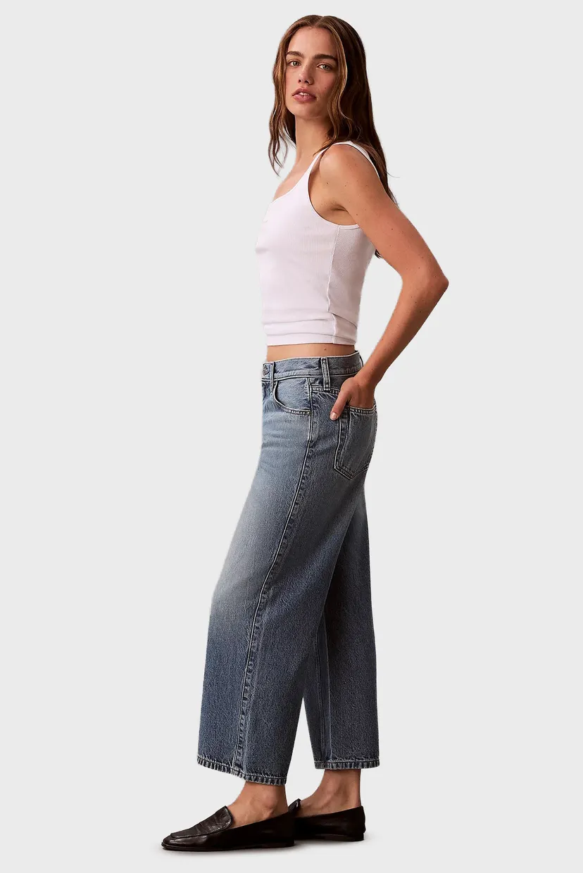 Женские синие джинсы CULOTTE 3