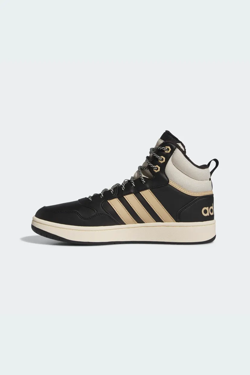 Чоловічі чорні хайтопи Hoops 3.0 Mid Lifestyle Basketball Classic Fur Lining 6