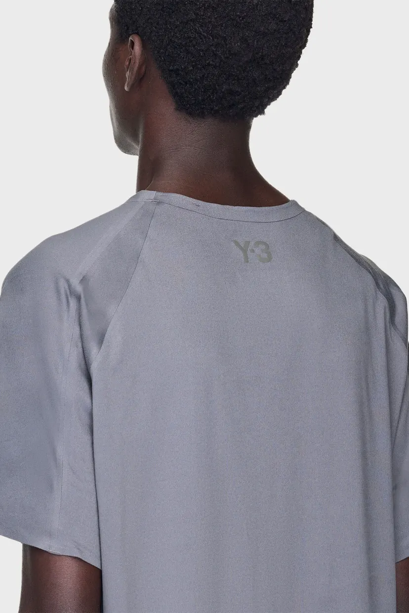 Мужская серая футболка Y-3 Running 5