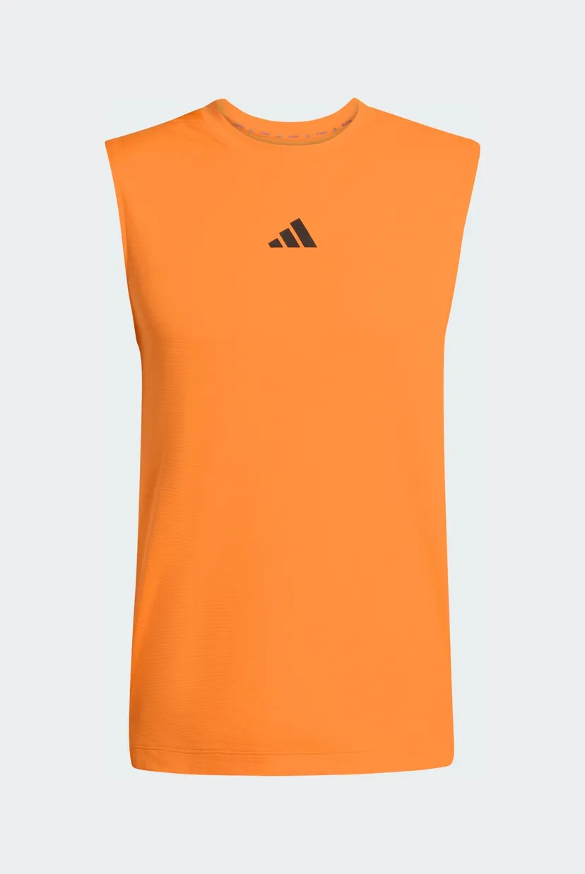Чоловіча помаранчева майка D4T POWER 3 STRIPES 6