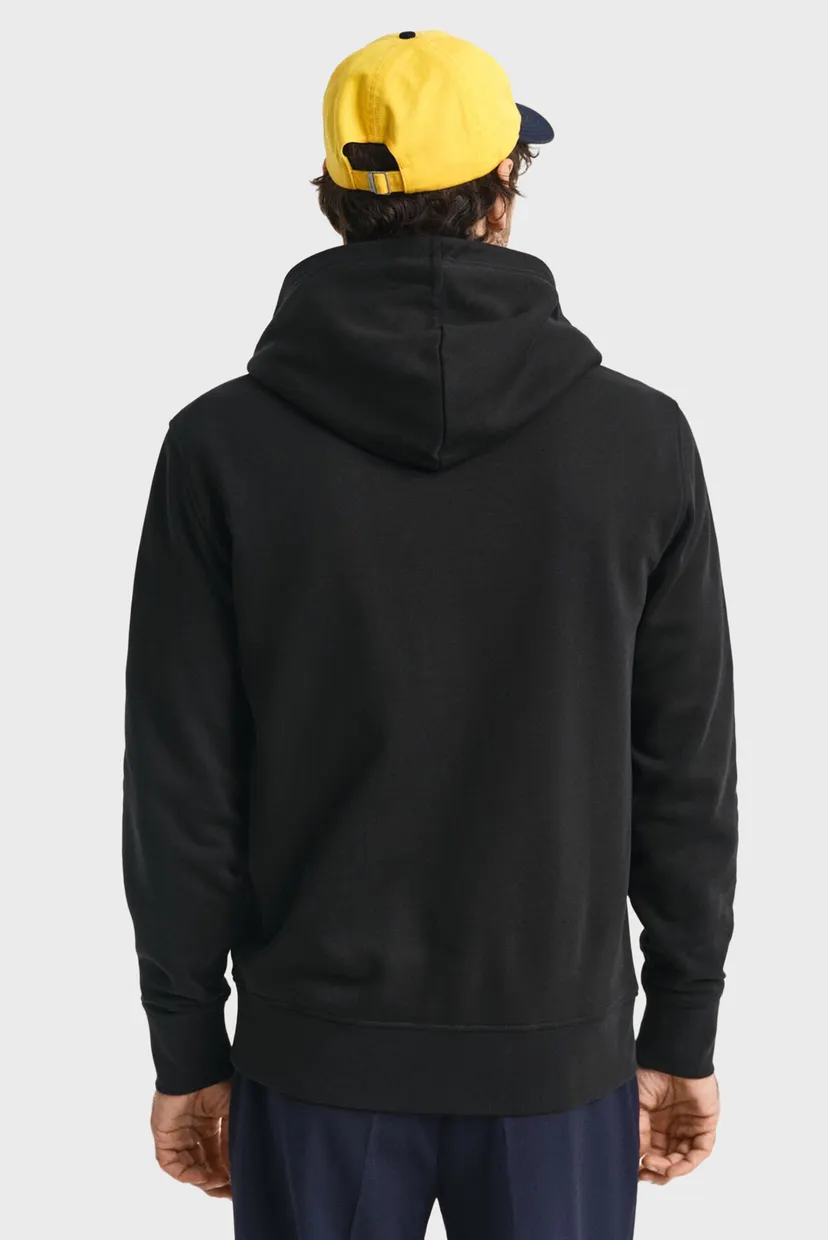 Чоловіче чорне худі GRAPHIC FULLZIP HOODIE 3
