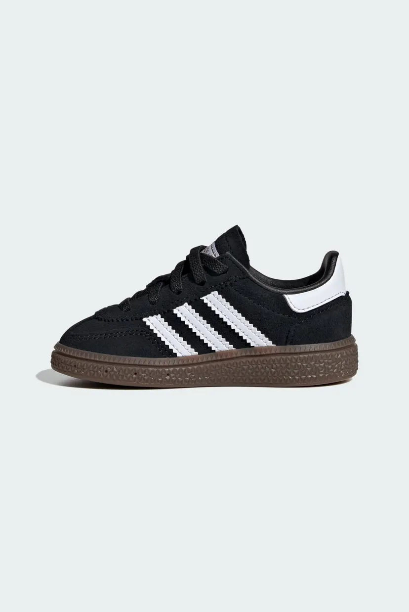 Дитячі чорні замшеві снікерси Handball Spezial Comfort Closure Elastic Lace Kids 6